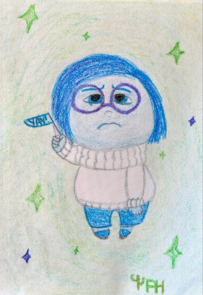 blue